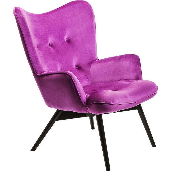 Fotel Vicky Velvet, purple