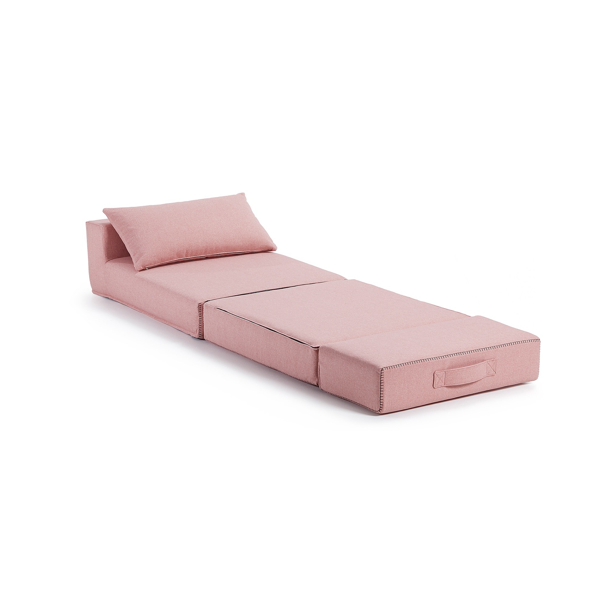 Fotel Arty rozkładany pink