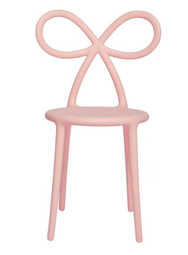 Krzesło Ribbon, różowy mat