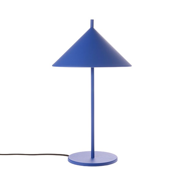 Lampa stołowa Triangle, kobaltowa