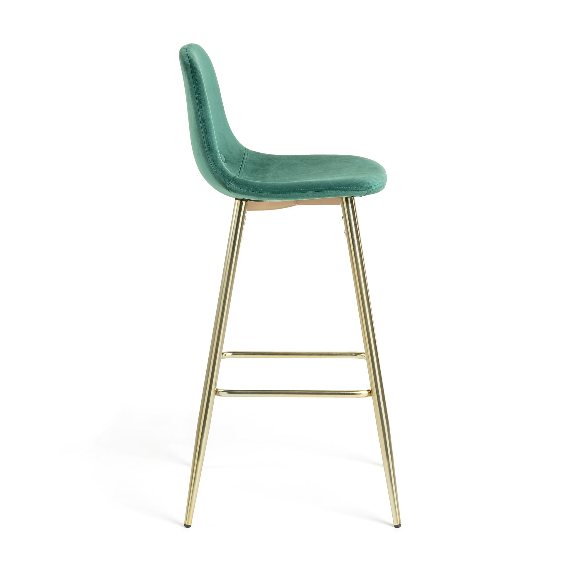 Krzesło barowe NILSON, zielone