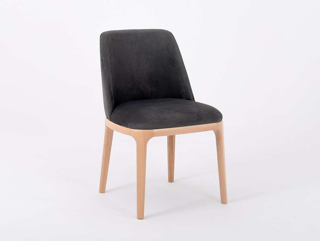 Krzesło Lulu, szare