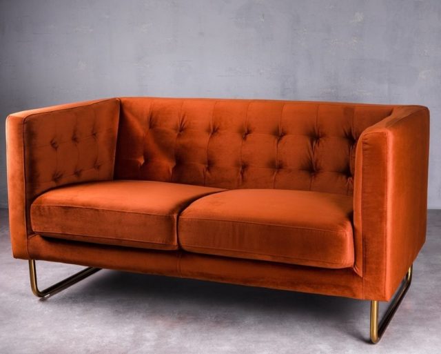 Sofa Meno 2S, dusty orange