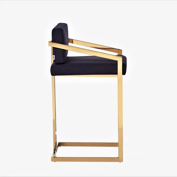 Krzesło barowe Havelock, classic black