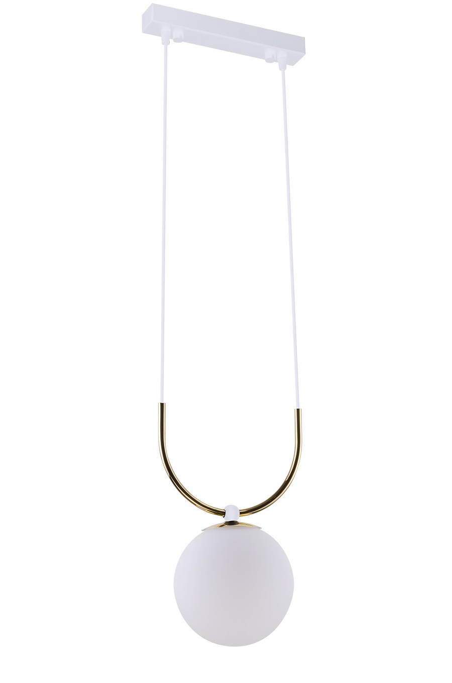 Lampa wisząca Balos 1, biała
