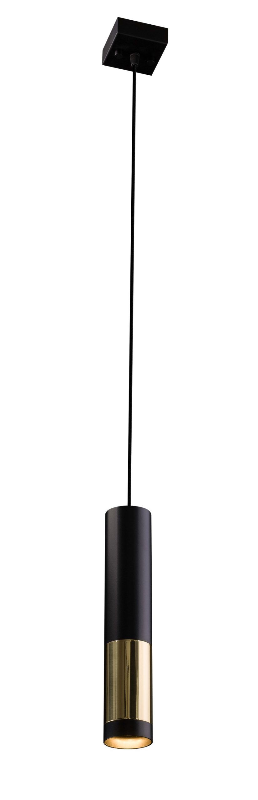 Lampa wisząca Kavos 1, czarna