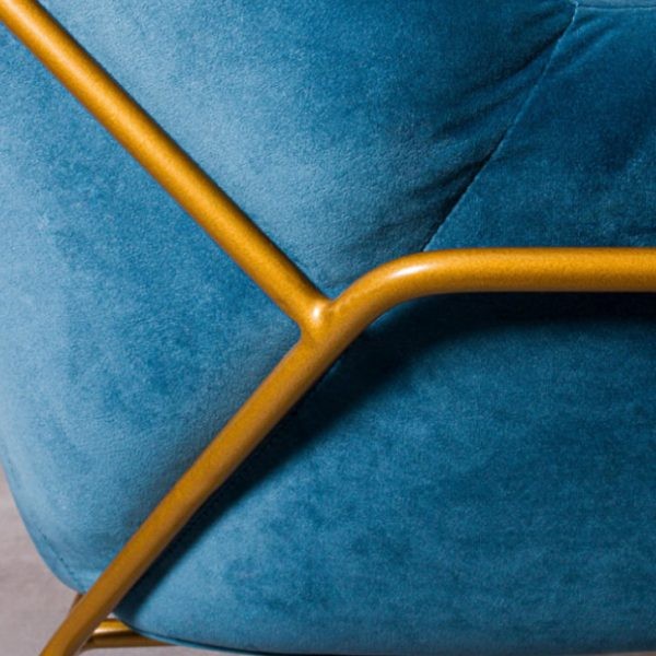 Fotel Ambon, niebieski
