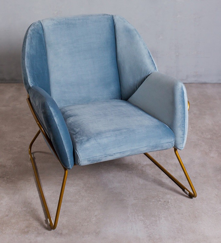 Fotel Ambon, jasnoniebieski