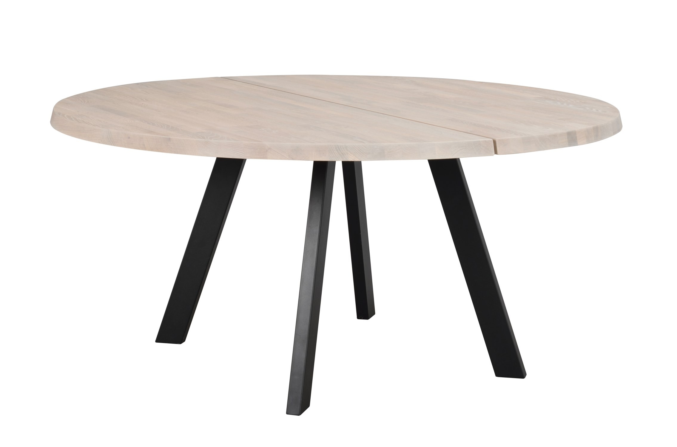 Stół Fred, 160x160 cm, bielony