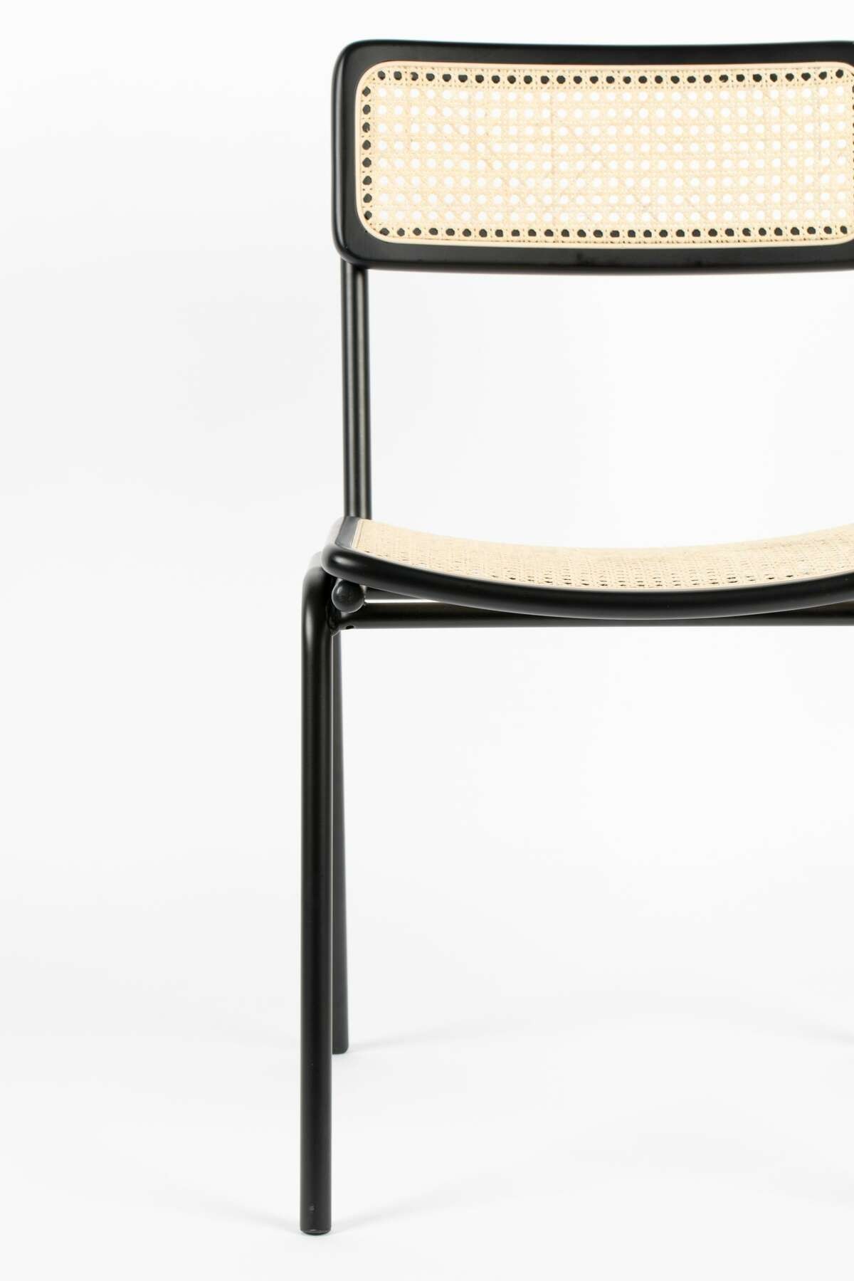 Krzesło Jort, czarny/naturalny