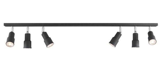 Lampa wisząca Aspo 2x3, black