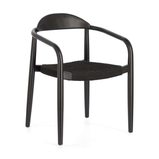 Krzesło Glynis, czarne