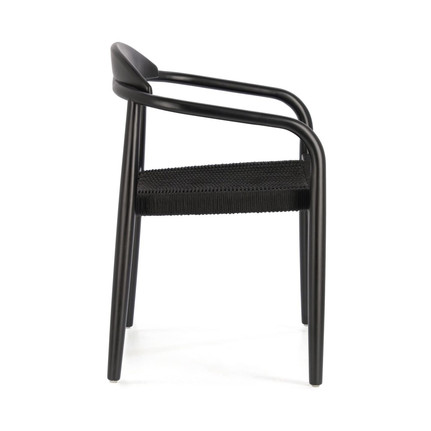 Krzesło Glynis, czarne