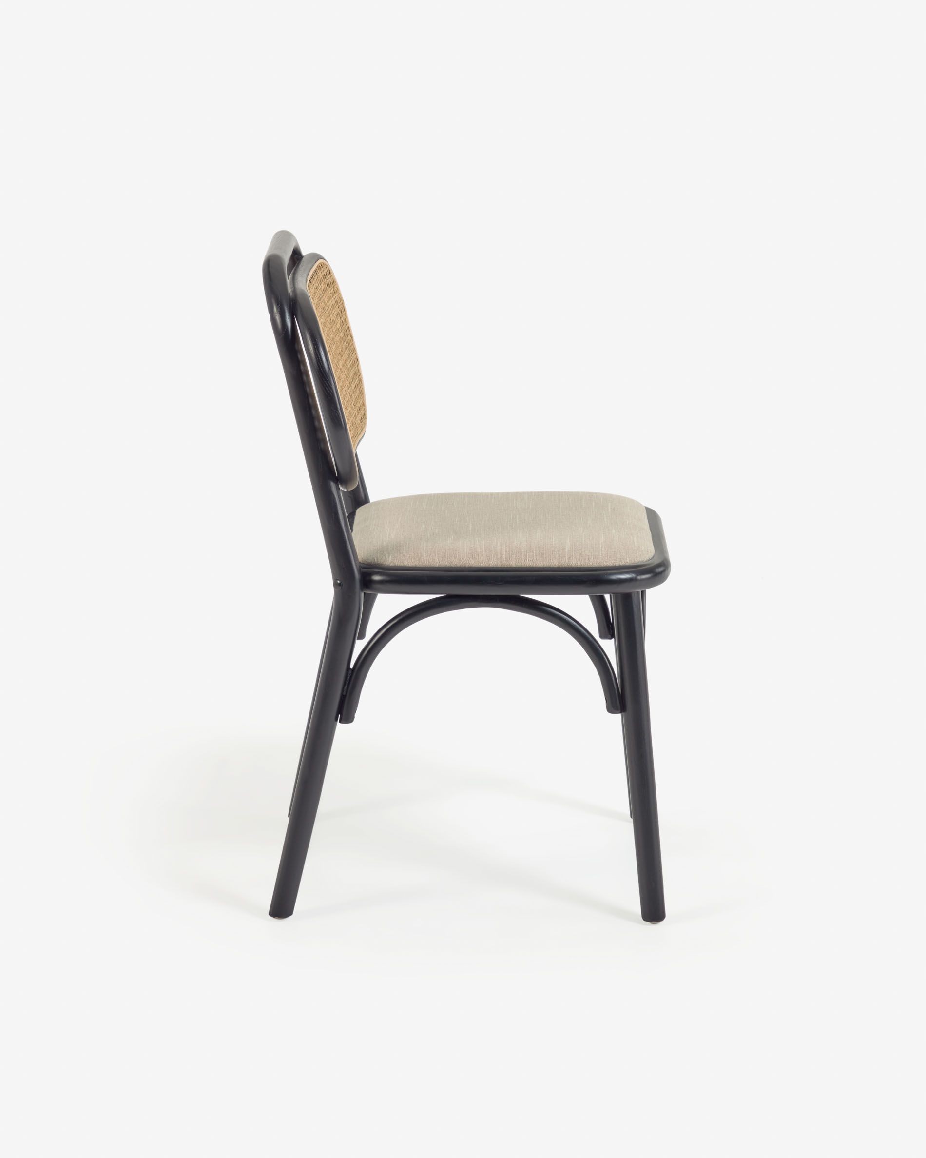 Krzesło Doriane, czarne