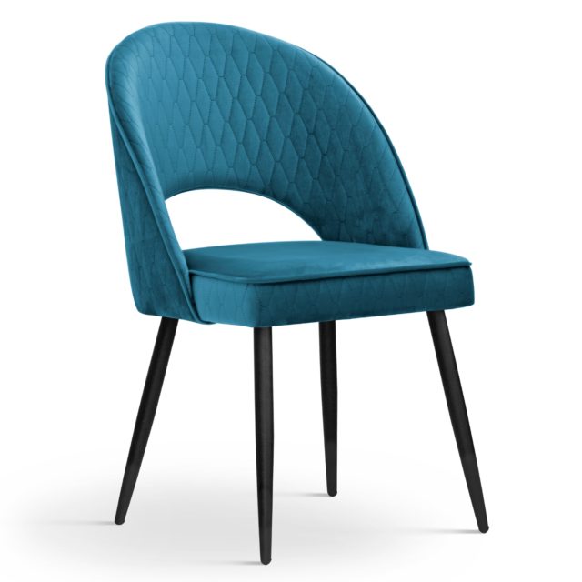 Krzesło tapicerowane Verde morskie