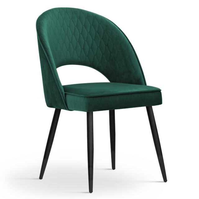 Krzesło tapicerowane Verde zielone