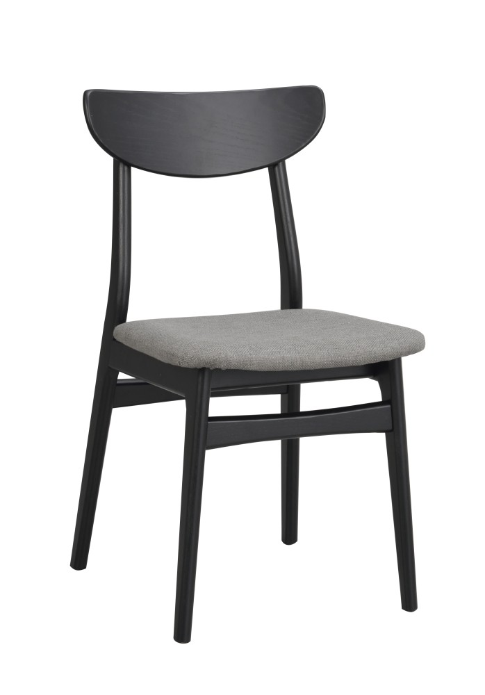 Krzesło Rodham, czarne/ciemnoszare