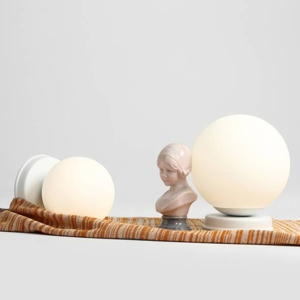 Lampa stołowa Ball medium, white