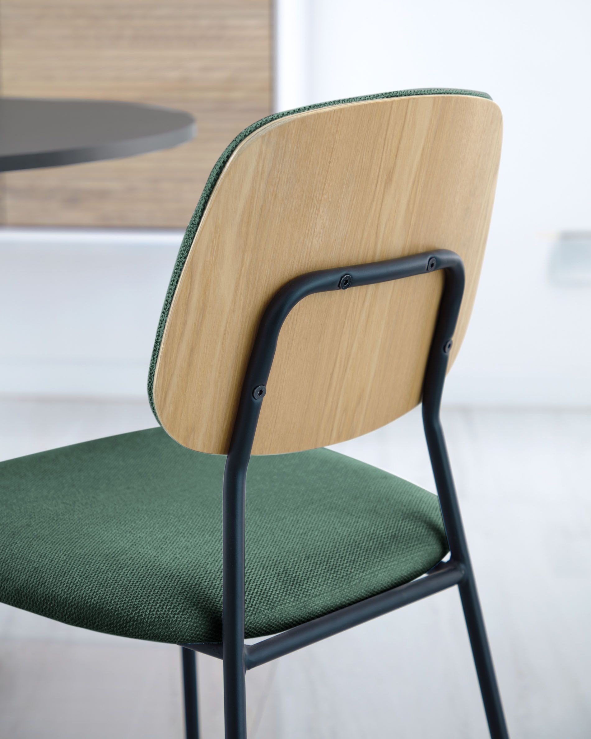 Krzesło Benilda, zielone