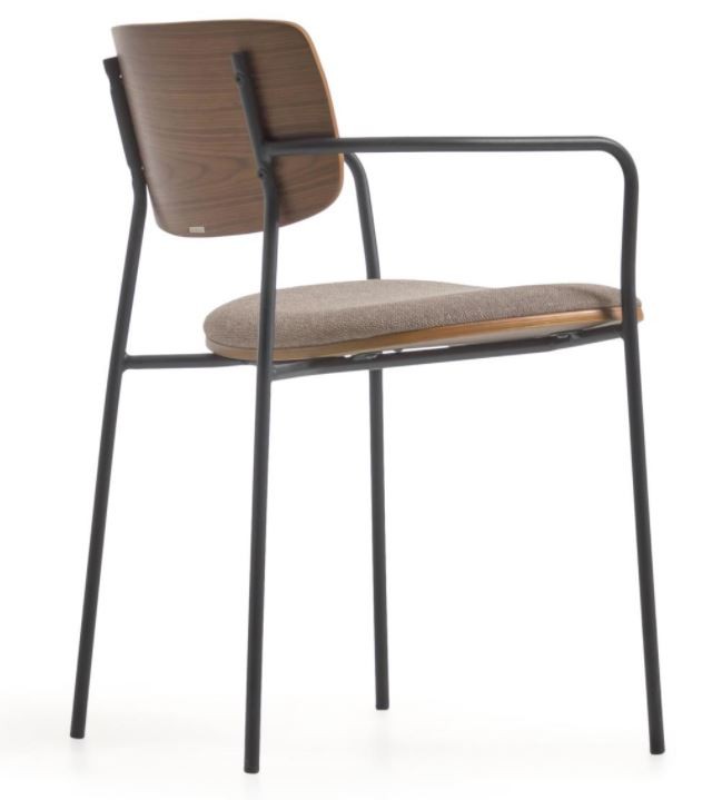 Krzesło Maureen, orzech-czarny