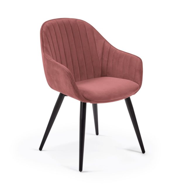 Krzesło Herbert różowe