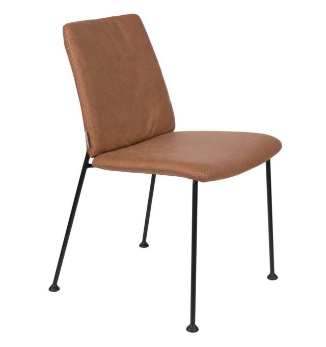 Krzesło Fab, brązowe