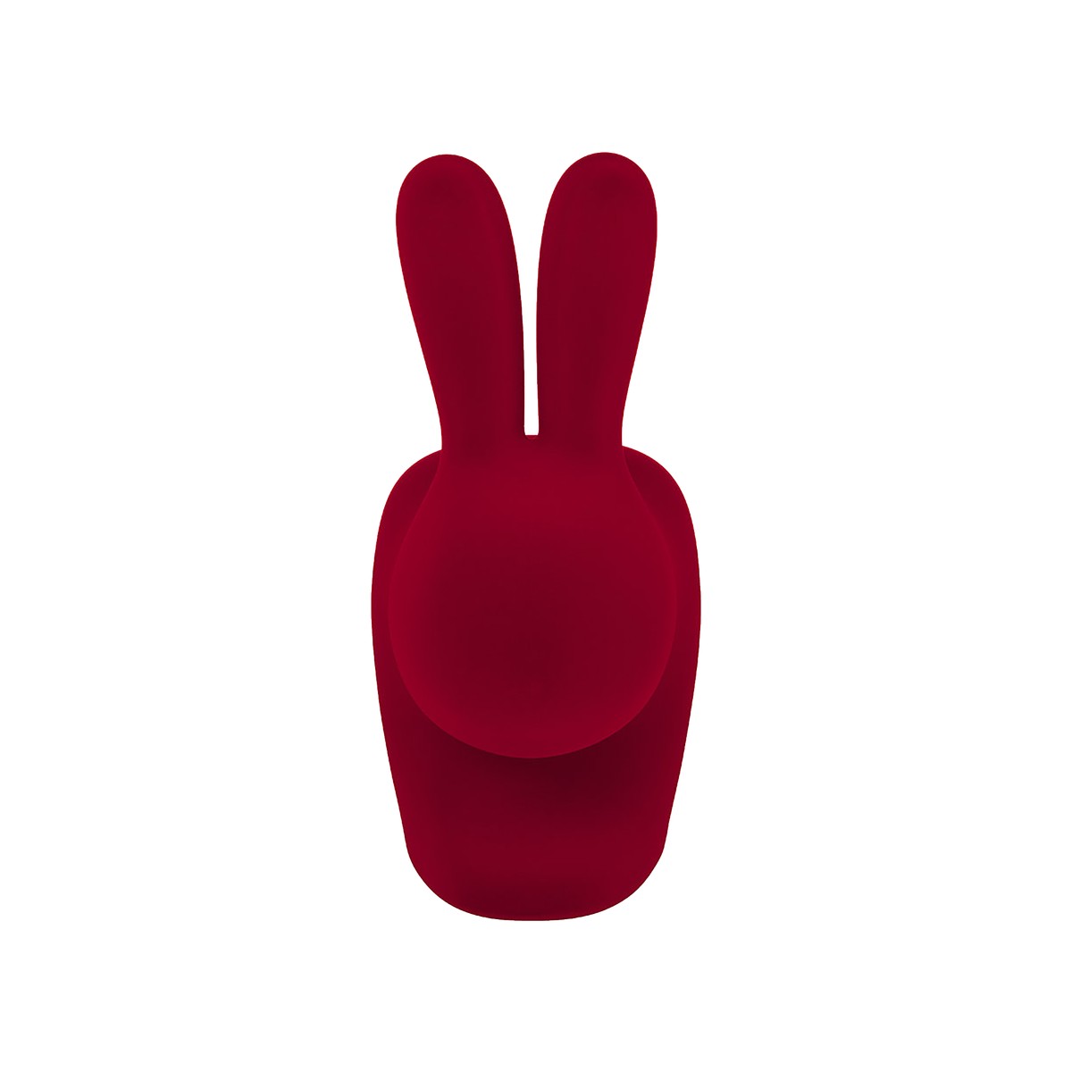 Krzesło Rabbit, czerwone