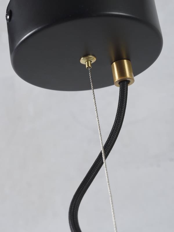 Lampa wisząca Montreux, czarna