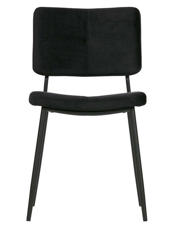 Krzesło Kaat 2 sztuki, czarne