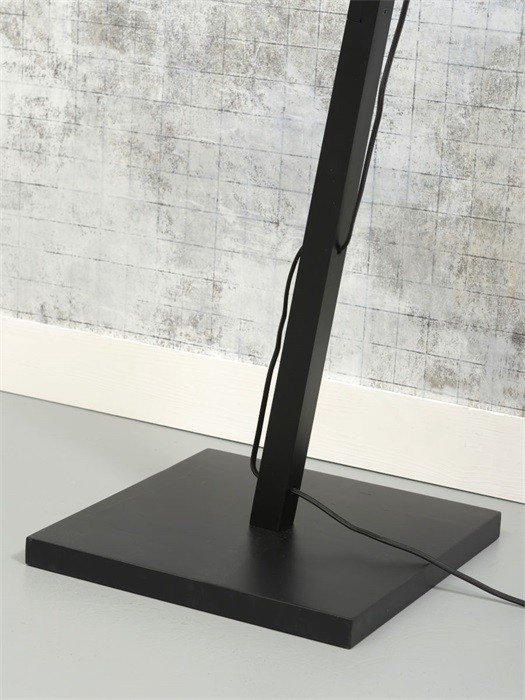 Lampa podłogowa Cango 60x25, czarna