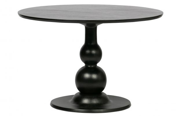 Stół Balnco 120x120, czarny