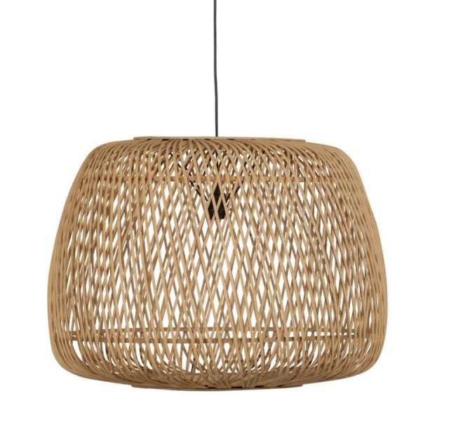 Lampa wisząca bambusowa Moza, naturalna