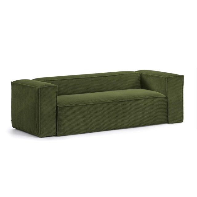 Sofa Blok 2-osobowa, zielona