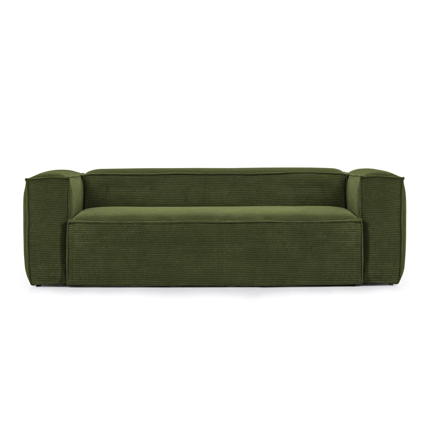 Sofa Blok 2-osobowa, zielona