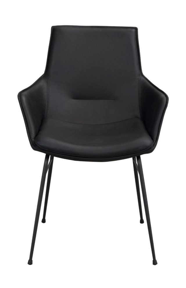 Krzesło Lowell, czarne