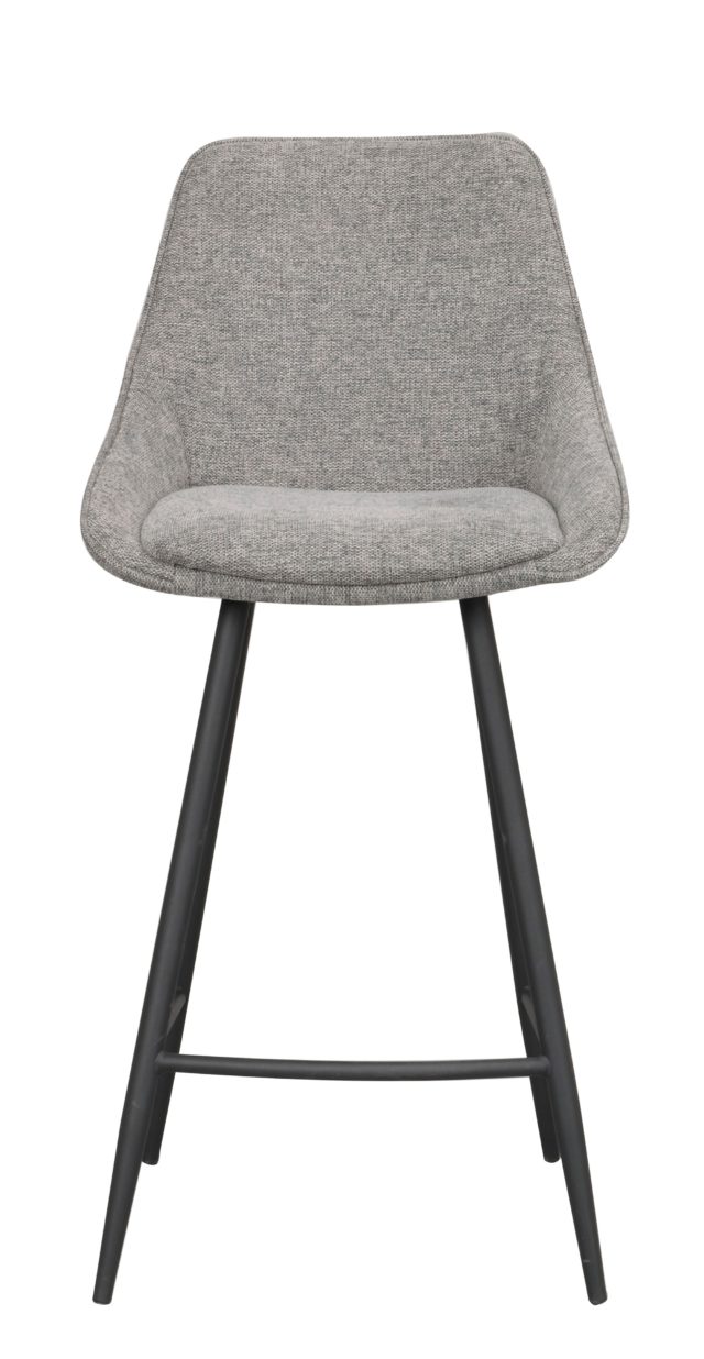 Krzesło barowe Sierra, szare/czarne