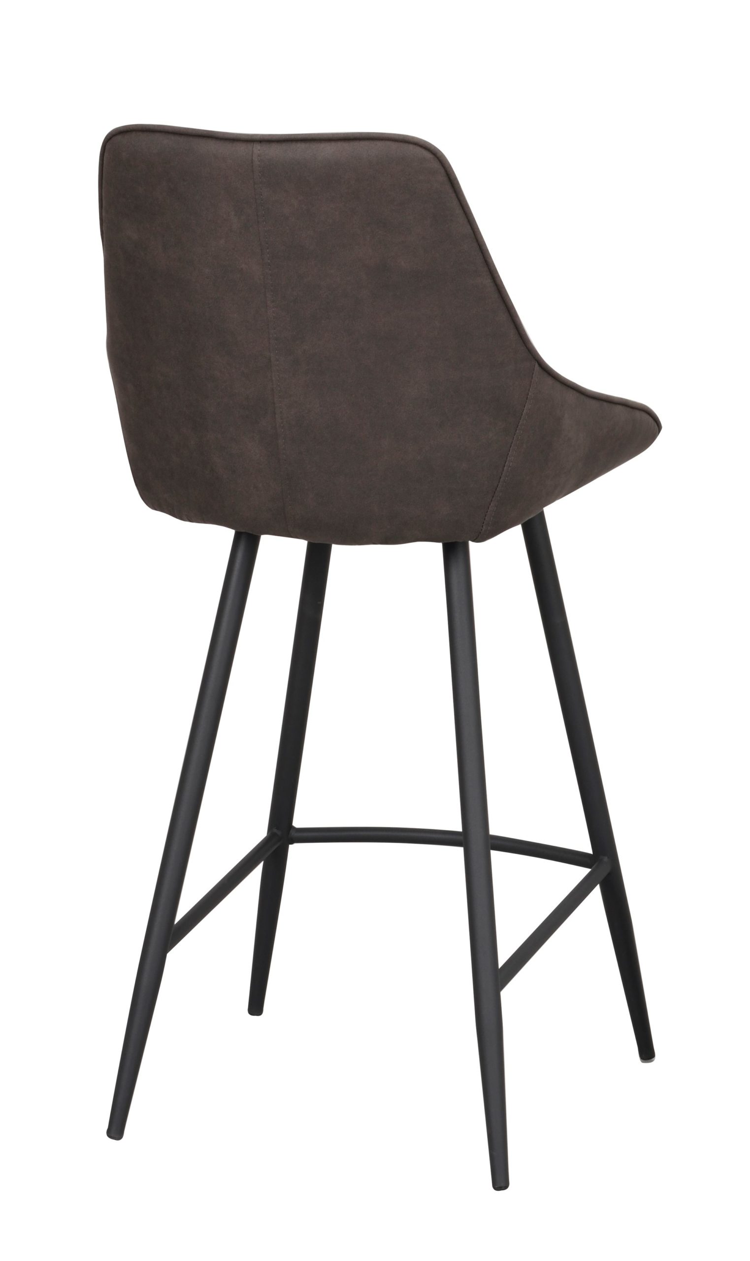 Krzesło barowe Sierra, ciemnoszare/czarne