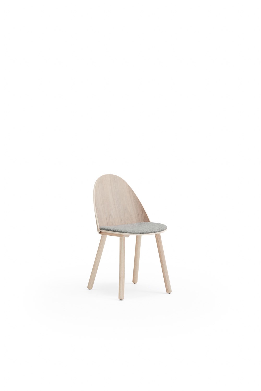 Krzesło tapicerowane Uma naturalne Teulat