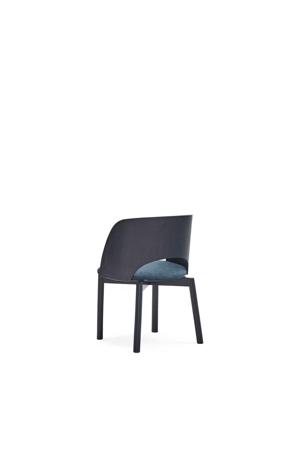 Krzesło tapicerowane Dam niebieskie Teulat