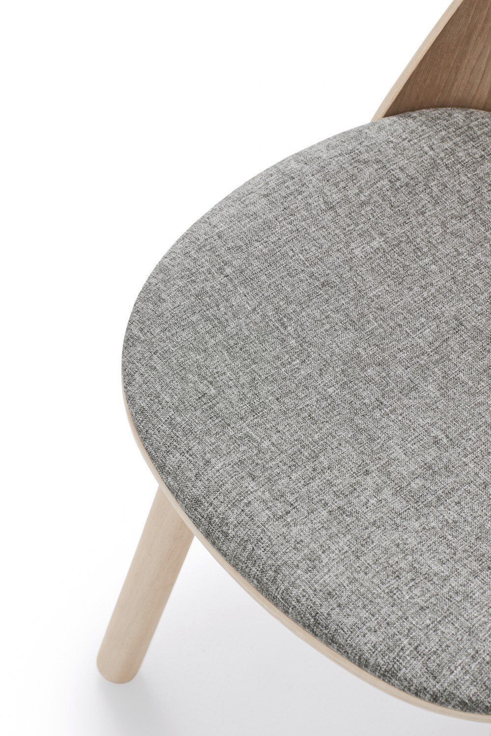 Krzesło tapicerowane Uma z podłokietnikami naturalne