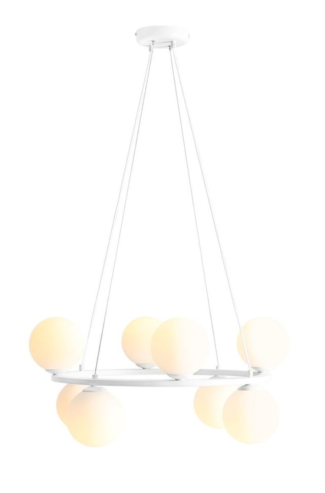 Lampa wisząca Krone 8, white