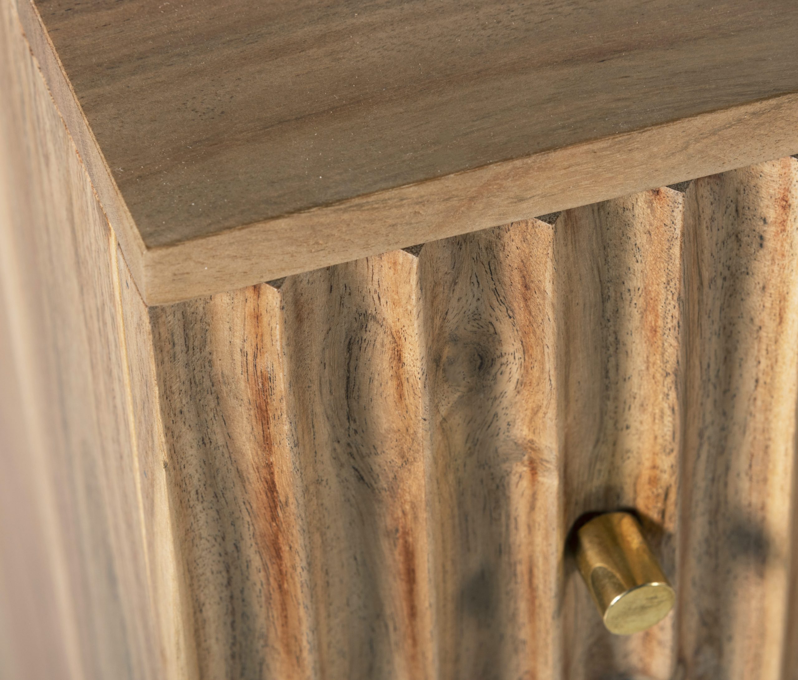 Komoda drewniana Ankona z szufladami z efektem lameli ANK-7