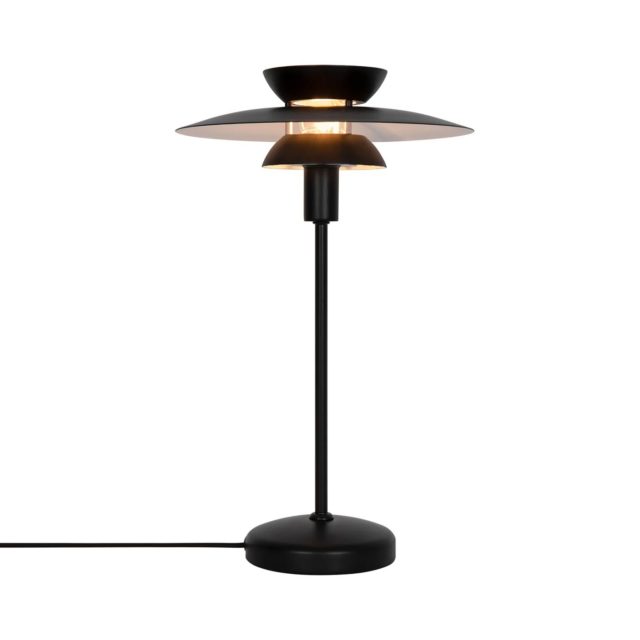 Lampa stołowa Carmen, czarna