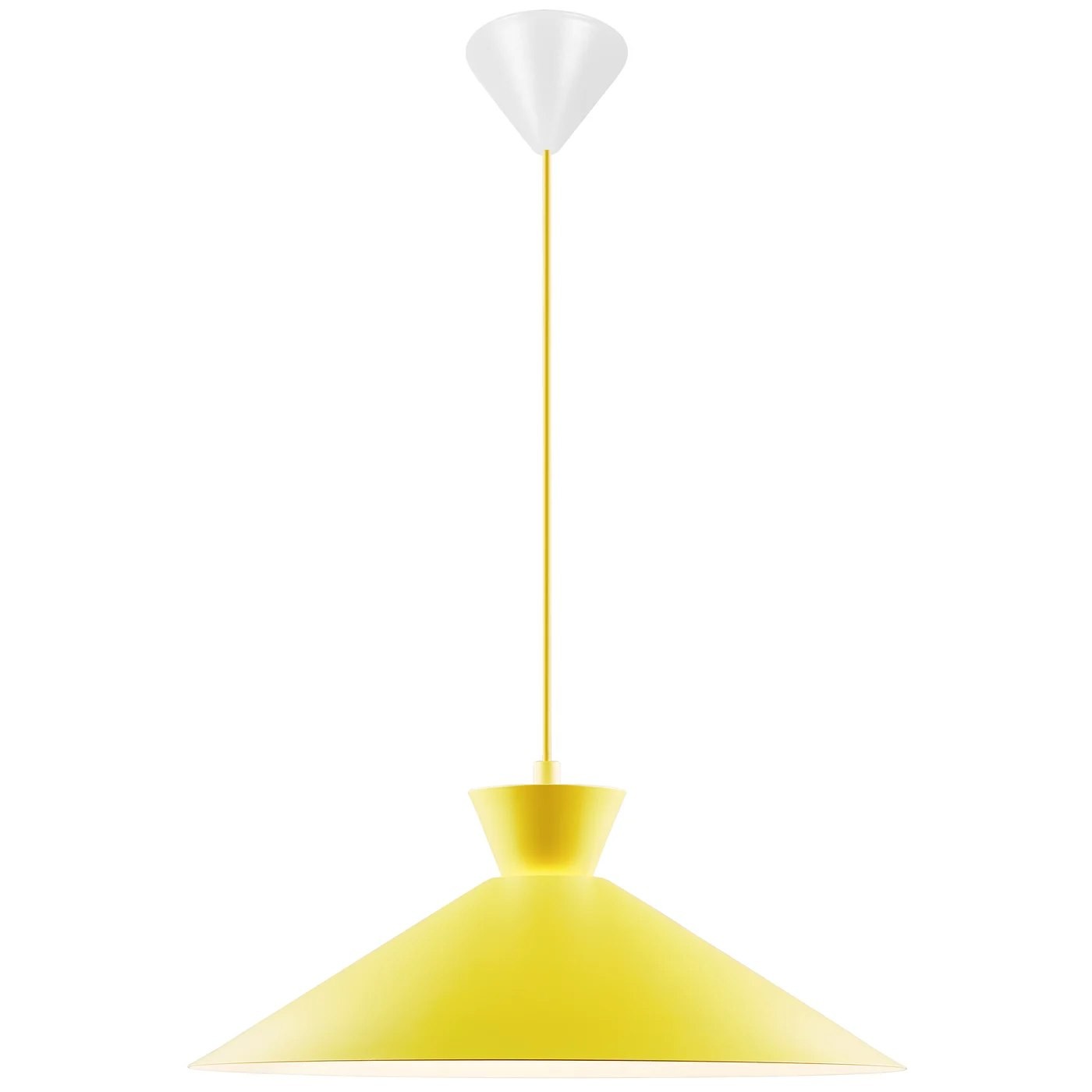 Lampa wisząca Dial 45, żółta