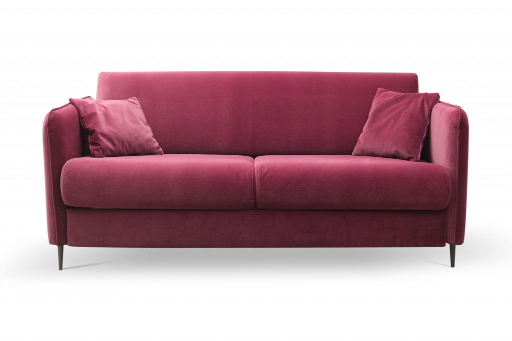 Tapicerowa sofa rozkładana Azure z systemem włoskim
