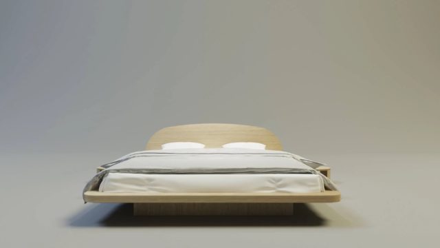 Łóżko drewniane Space
