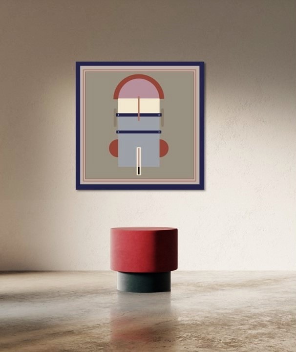 Puf tapicerowany Le Corbusier colors